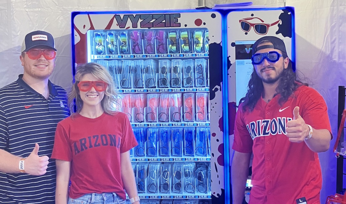 sunglasses vending machine