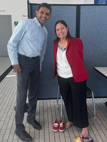 Karthik Kannan and Jessica Cox