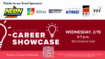 Career Showcase with logos of event sponsors